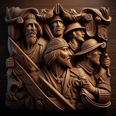 3D model Cossacks European Wars game (STL)